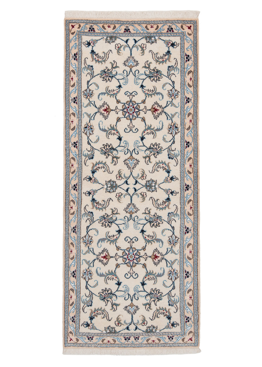 Alfombra persa Nain | 192 x 77 cm