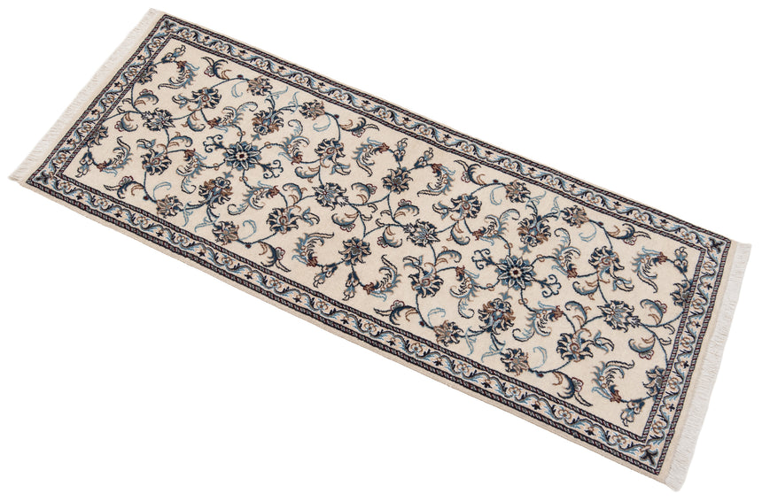 Alfombra persa Nain | 197 x 75 cm