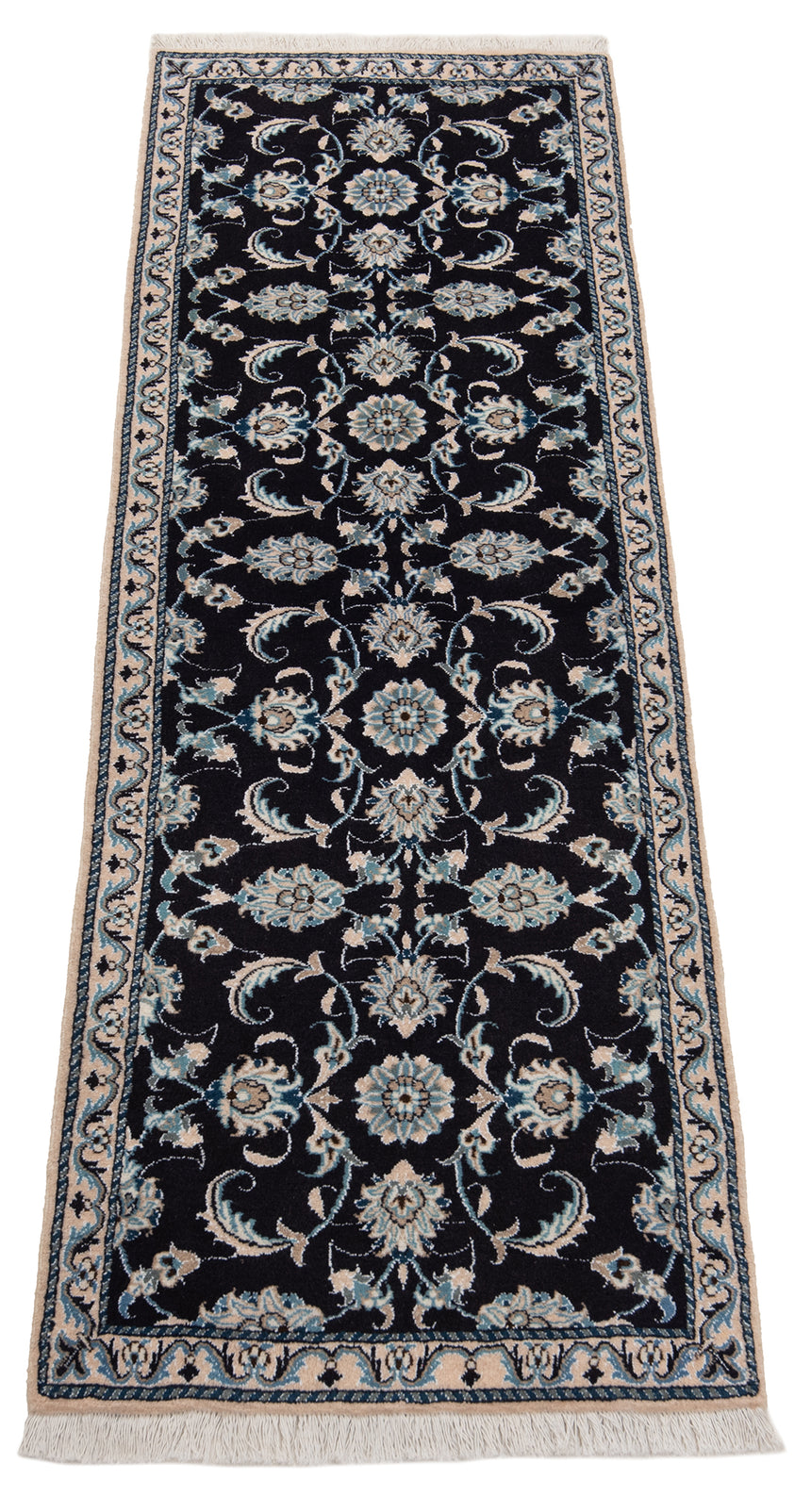 Alfombra persa Nain | 222 x 72 cm