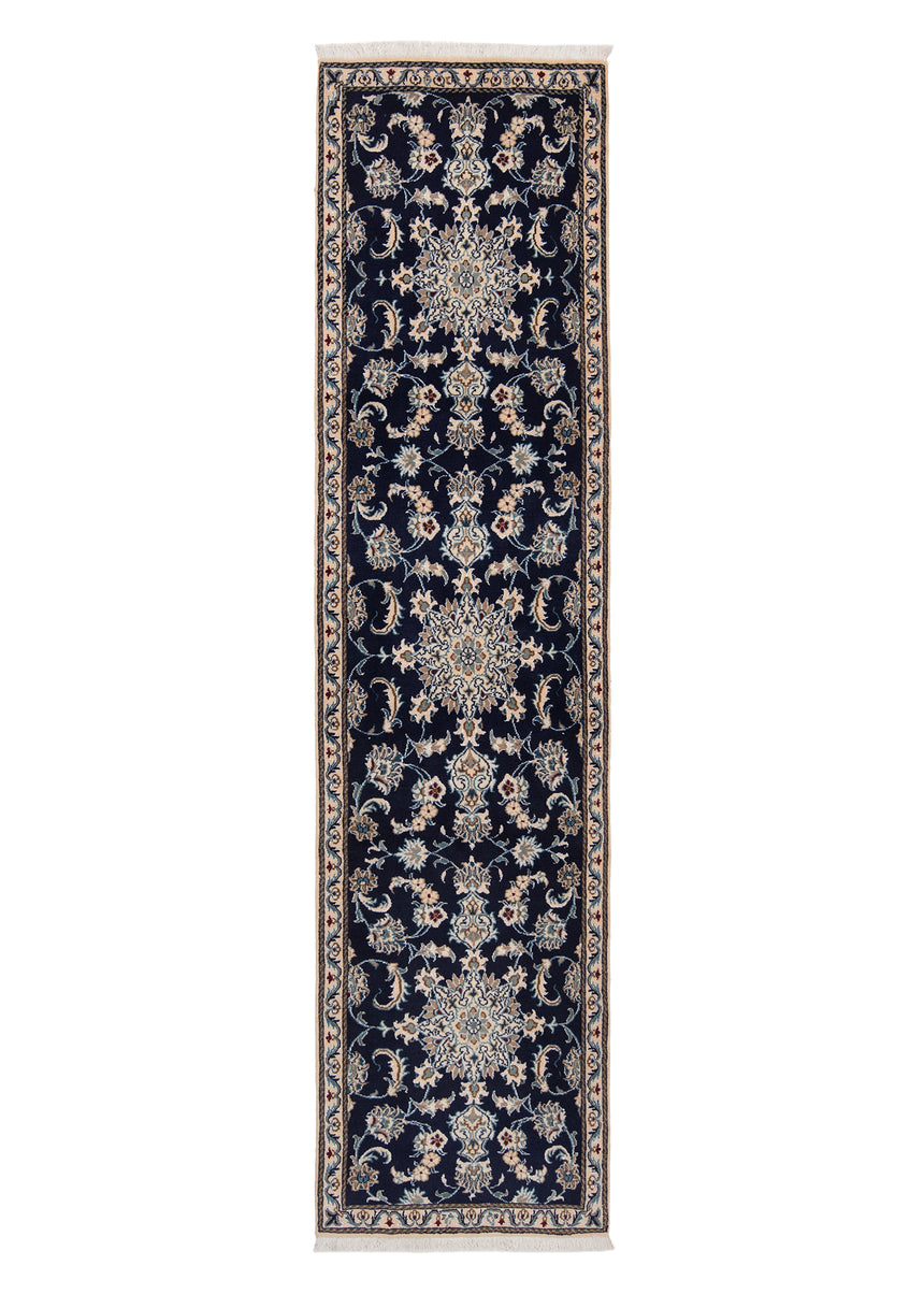 Alfombra persa Nain | 291 x 71 cm