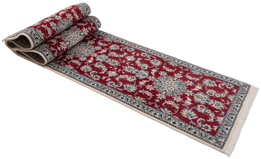 Alfombra persa Nain | 384 x 75 cm