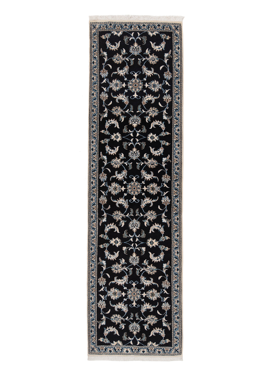 Alfombra persa Nain | 280 x 77 cm