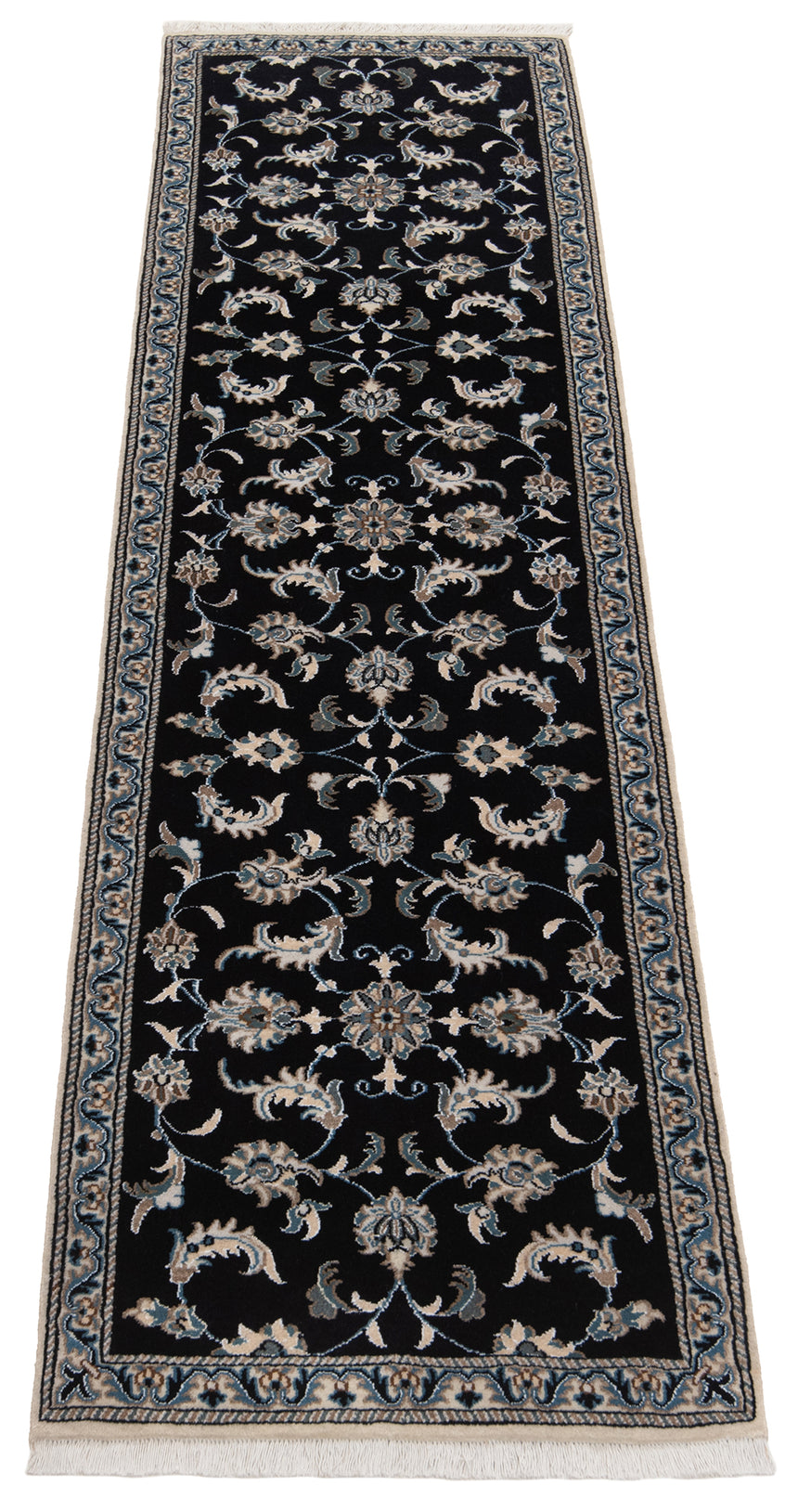 Alfombra persa Nain | 280 x 77 cm