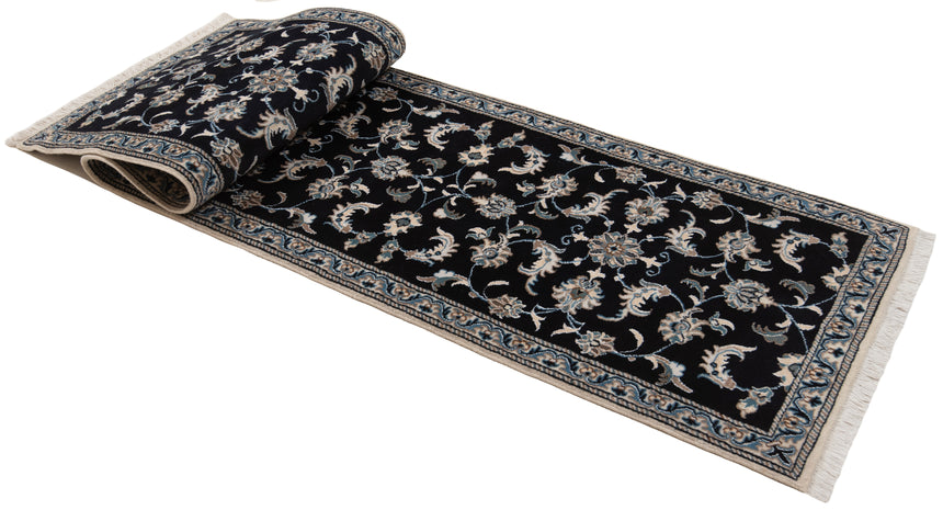 Alfombra persa Nain | 280 x 77 cm