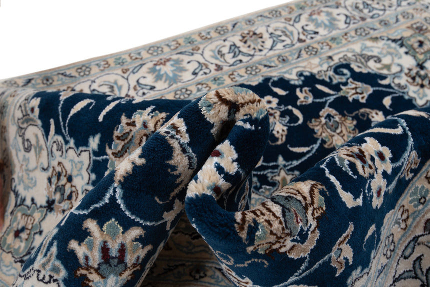 Alfombra persa Nain | 196 x 145 cm