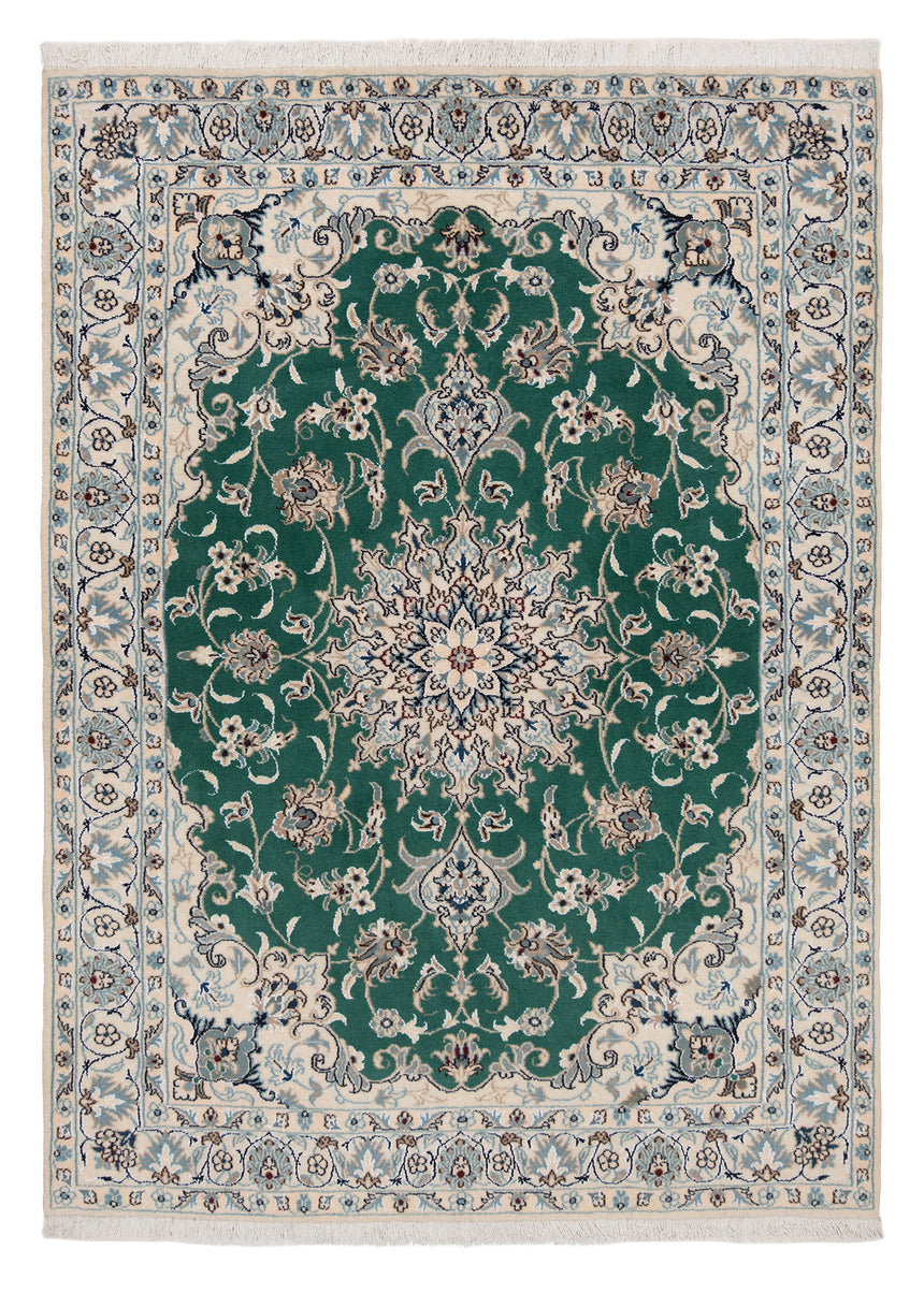 Alfombra persa Nain | 196 x 142 cm