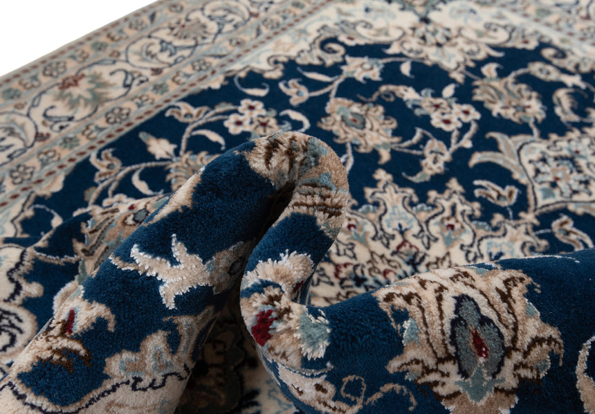 Alfombra persa Nain | 183 x 148 cm