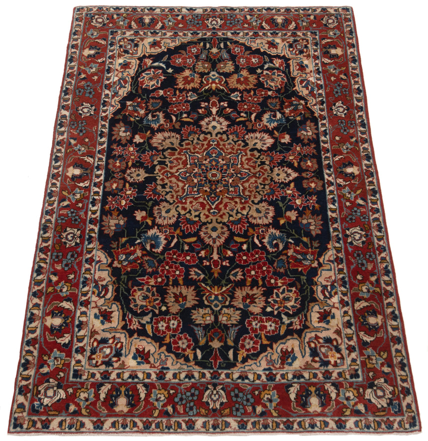 Alfombra persa de Isfahán | 150 x 100 cm