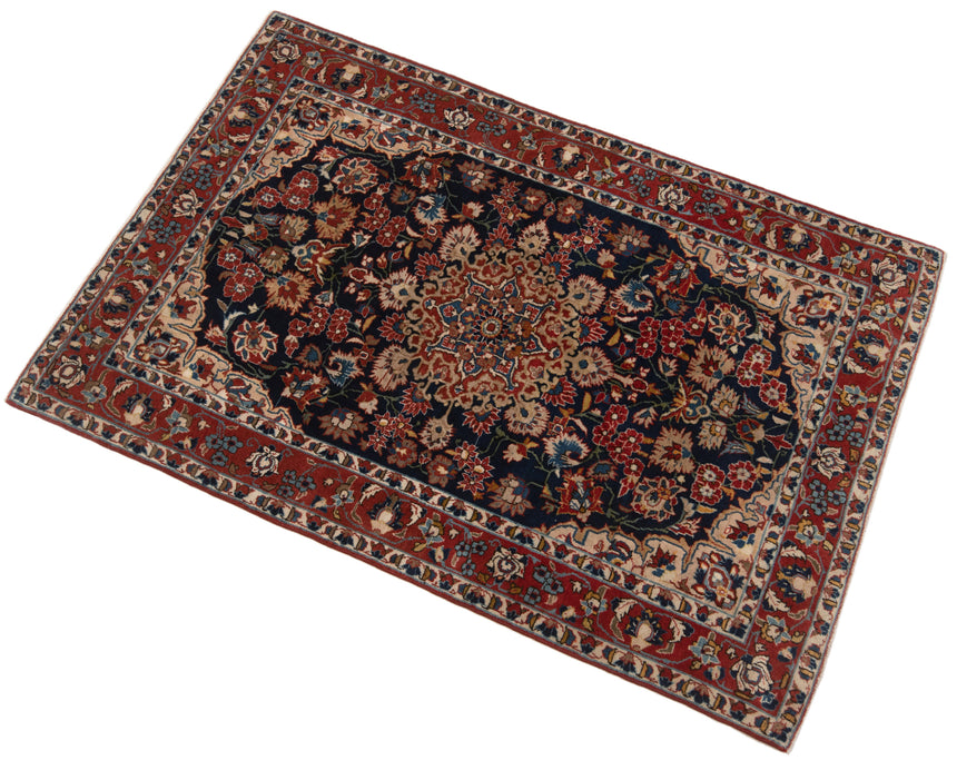 Alfombra persa de Isfahán | 150 x 100 cm