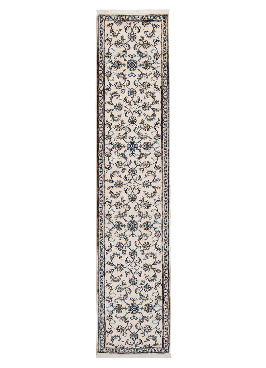 Alfombra persa Nain | 379 x 78 cm