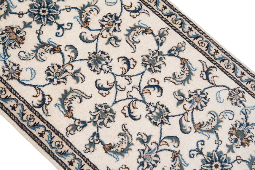 Alfombra persa Nain | 379 x 78 cm