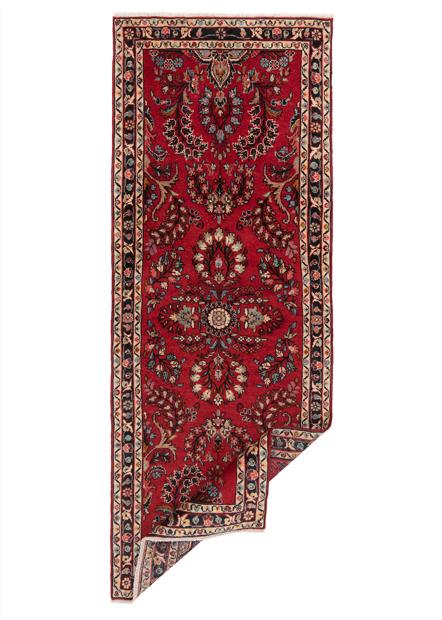 Alfombra persa Hamedan | 207 x 75 cm