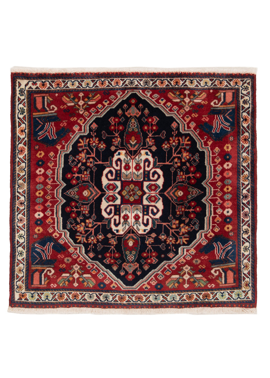 Alfombra persa Shiraz Ghashghai | 60 x 55 cm