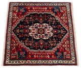 Alfombra persa Shiraz Ghashghai | 60 x 55 cm