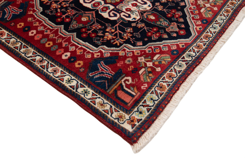 Alfombra persa Shiraz Ghashghai | 60 x 55 cm