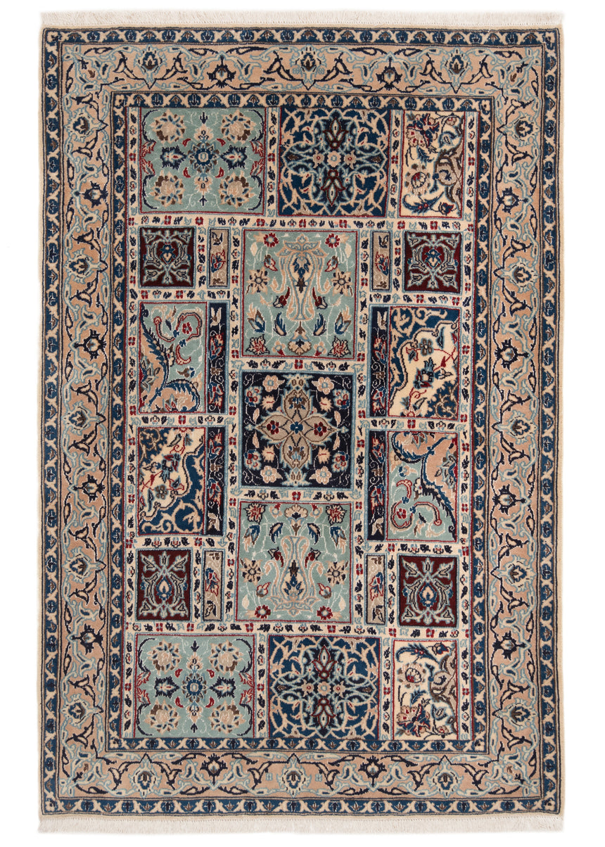 Alfombra persa Nain 9La | 153 x 102 cm