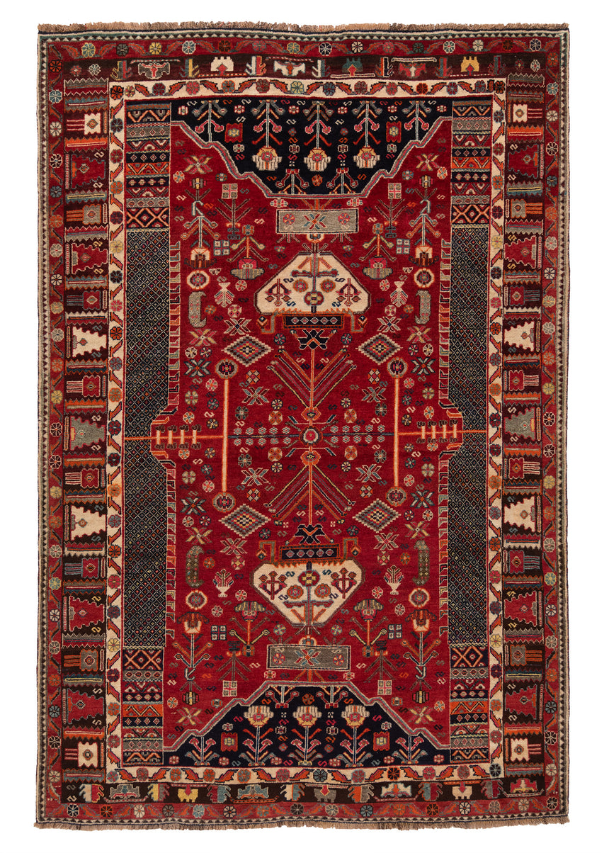 Alfombra persa Shiraz | 243 x 164 cm