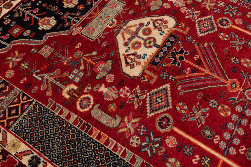 Alfombra persa Shiraz | 243 x 164 cm