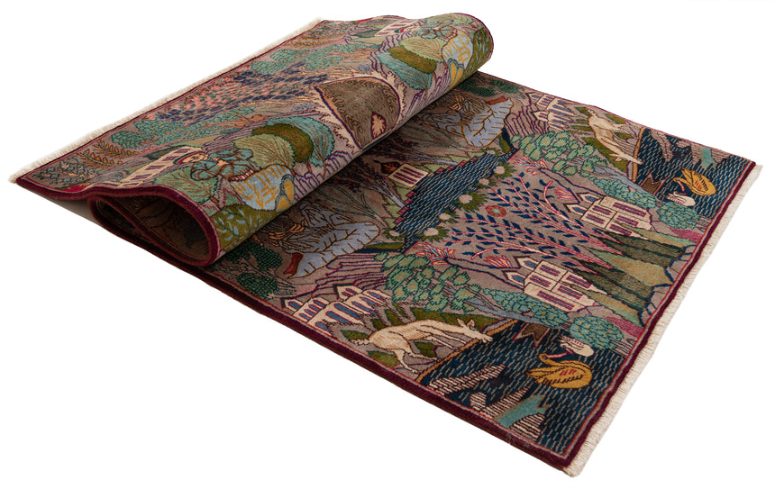 Alfombra persa Kashmar | 206 x 108 cm