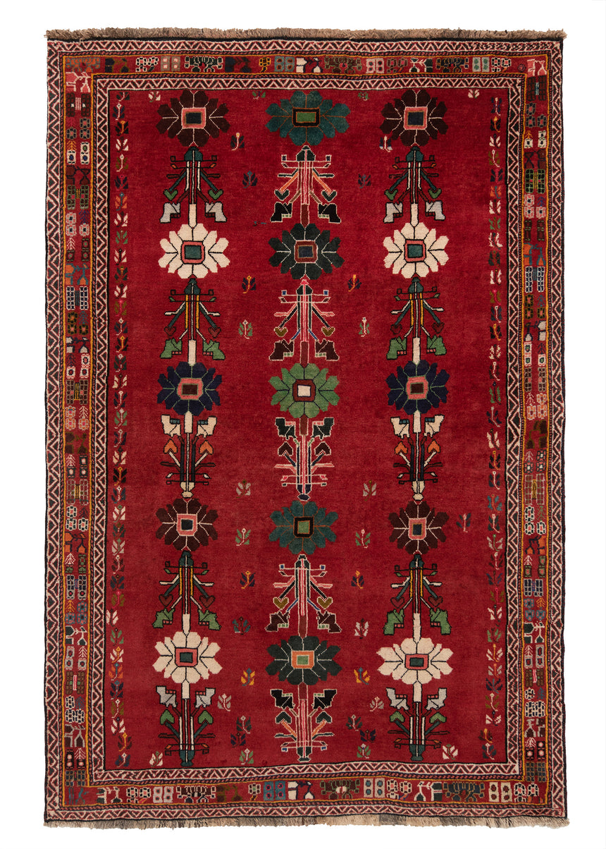 Alfombra persa Shiraz | 227 x 151 cm