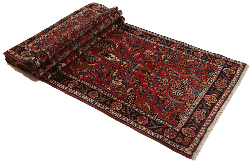 Alfombra persa Hamedan | 308 x 81 cm