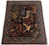 Alfombra persa Kashan | 75 x 100 cm