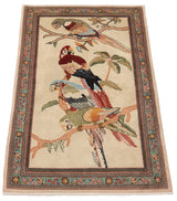 Alfombra persa Qom | 116 x 77 cm