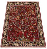 Alfombra persa Qom | 118 x 81 cm