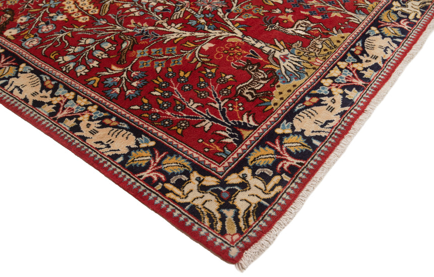 Alfombra persa Qom | 118 x 81 cm