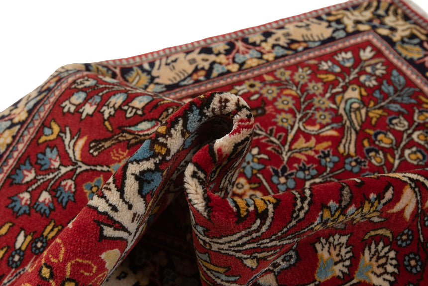 Alfombra persa Qom | 118 x 81 cm