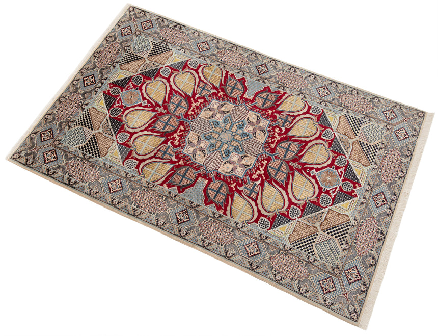 Alfombra persa Nain 6La | 200 x 127 cm