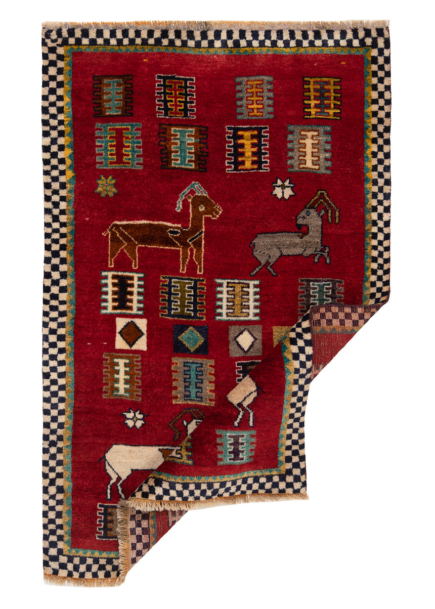 Alfombra persa Shiraz | 156 x 100 cm