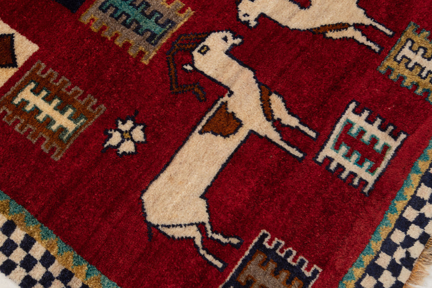 Alfombra persa Shiraz | 156 x 100 cm