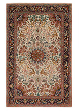 Alfombra persa Tabriz 40 Raj | 152 x 97 cm