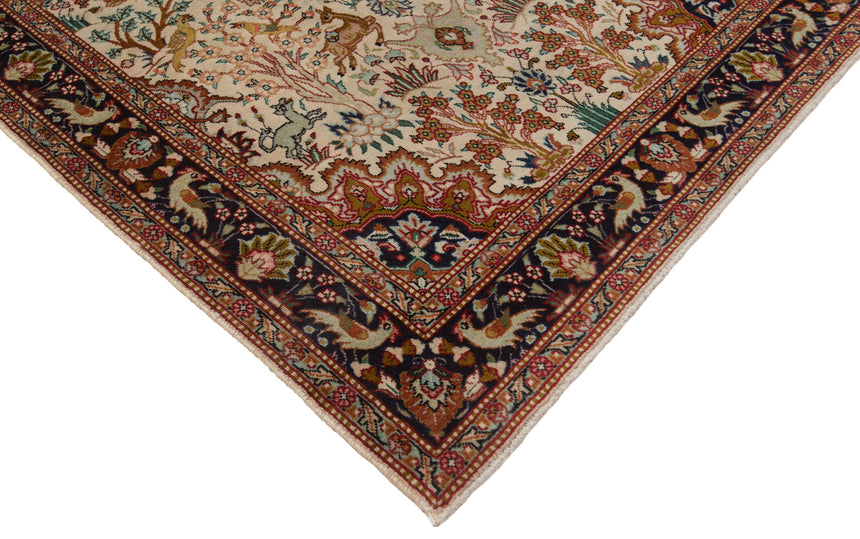 Alfombra persa Tabriz 40 Raj | 152 x 97 cm