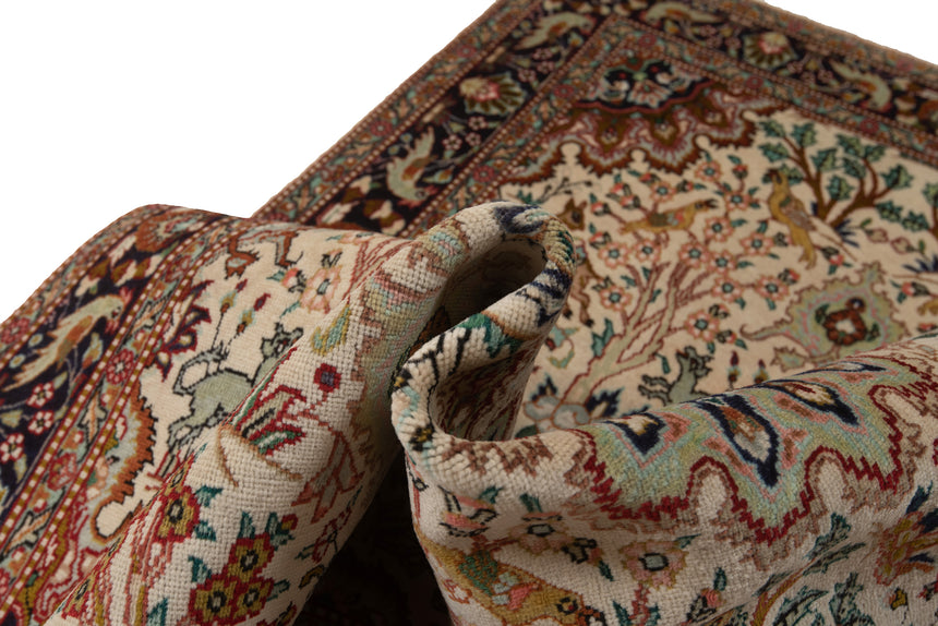 Alfombra persa Tabriz 40 Raj | 152 x 97 cm