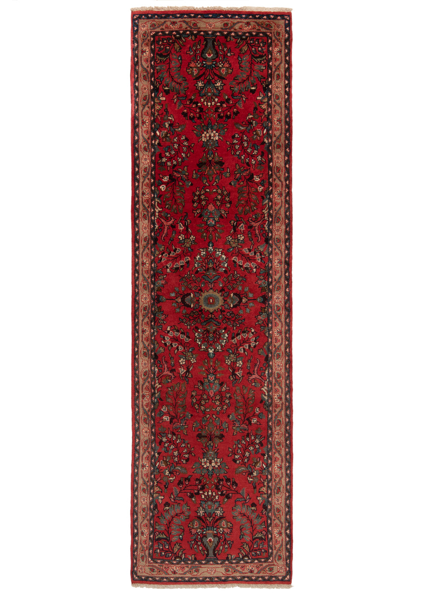 Alfombra persa Hamedan | 304 x 82 cm