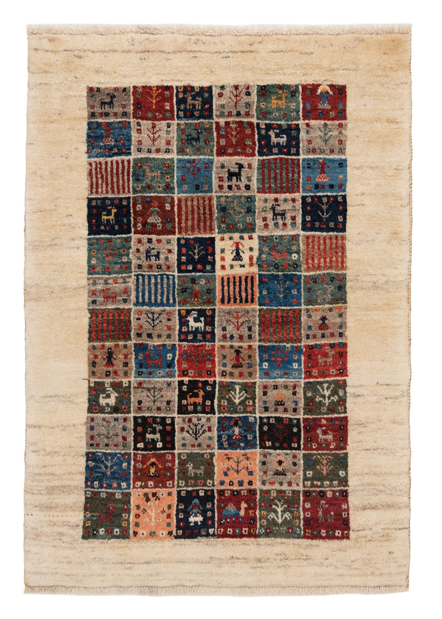 Alfombra persa Gabbeh lori baft Fein | 121 x 84 cm