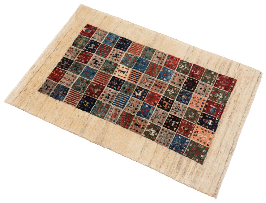 Alfombra persa Gabbeh lori baft Fein | 121 x 84 cm