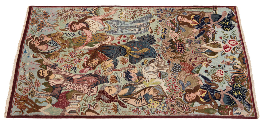 Alfombra persa Kashmar | 216 x 113 cm