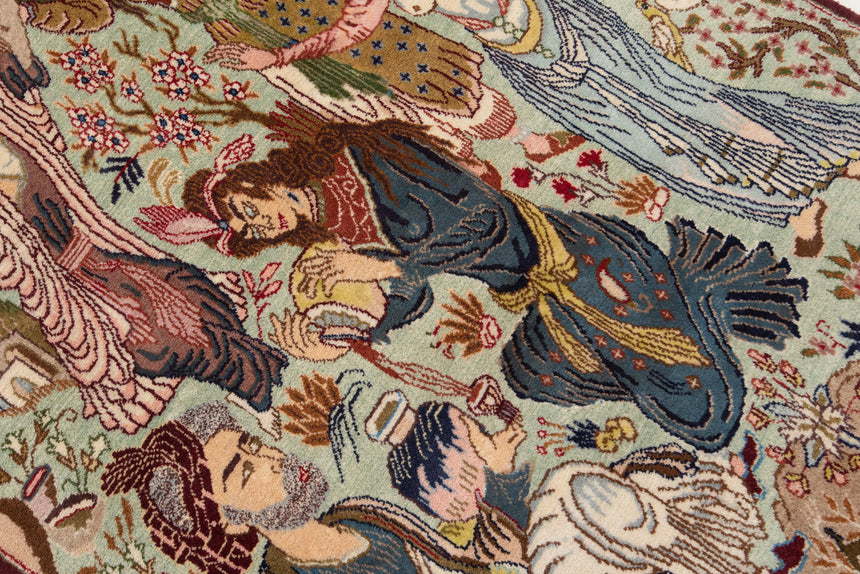 Alfombra persa Kashmar | 216 x 113 cm