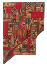 Patchwork de kilim | 300 x 200 cm