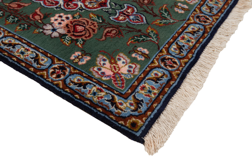 Alfombra persa de Isfahán | 58 x 38 cm