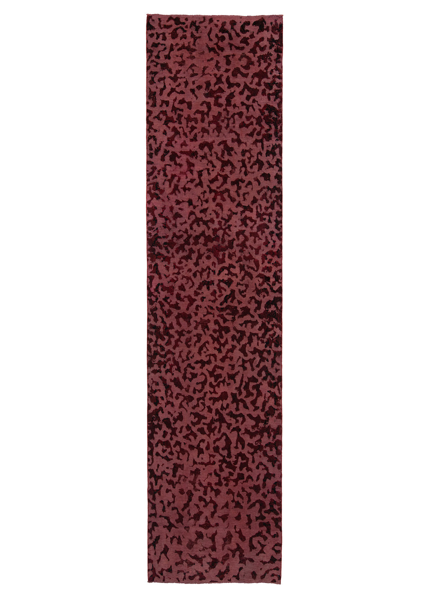 Alfombra vintage con relieve | 375 x 97 cm