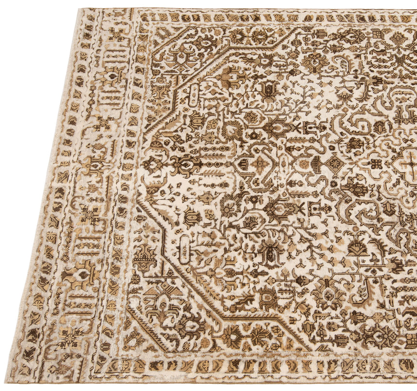 Alfombra vintage con relieve | 337 x 197 cm