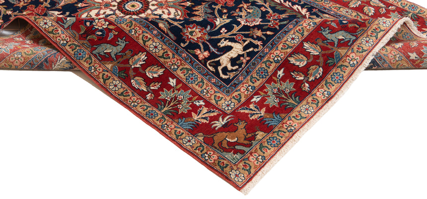 Alfombra persa Qom | 220 x 137 cm