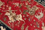 Alfombra persa Qom | 180 x 160 cm