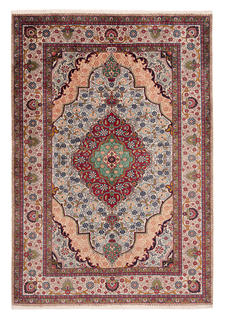 Alfombra persa Tabriz | 201 x 139 cm