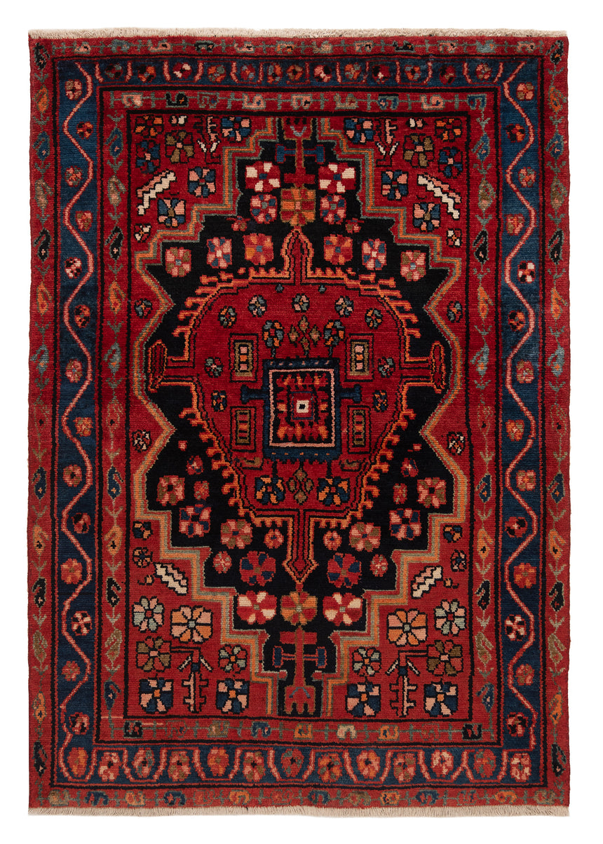 Alfombra persa Hamedan | 154 x 109 cm