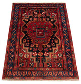 Alfombra persa Hamedan | 154 x 109 cm
